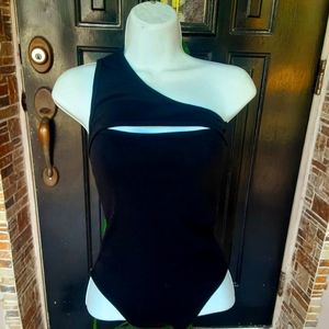 NWT  ZARA  BLACK  BODYSUIT